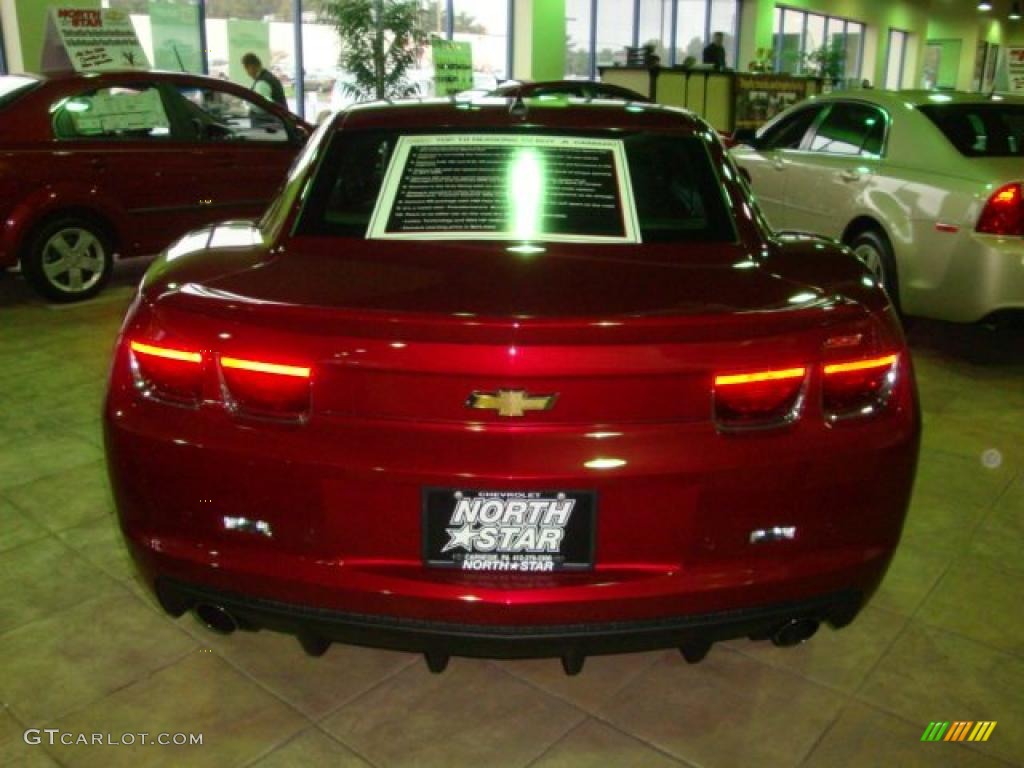 2010 Camaro SS/RS Coupe - Red Jewel Tintcoat / Black photo #3