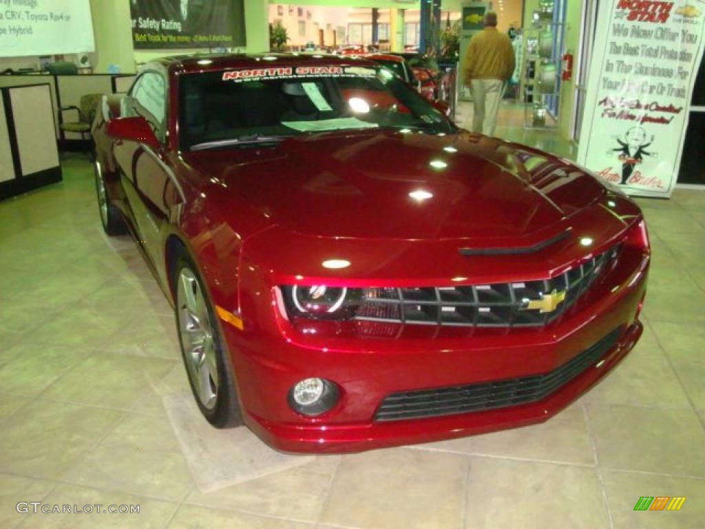 2010 Camaro SS/RS Coupe - Red Jewel Tintcoat / Black photo #5