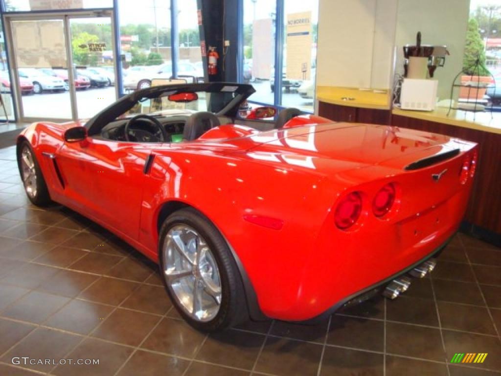 2010 Corvette Grand Sport Convertible - Torch Red / Titanium Gray photo #2