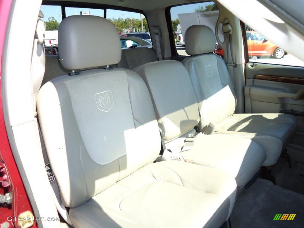 2003 Ram 3500 Laramie Quad Cab Dually - Dark Garnet Red Pearl / Dark Slate Gray photo #20
