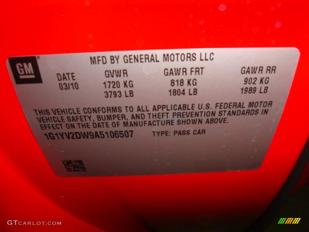 2010 Corvette Grand Sport Coupe - Torch Red / Red photo #19