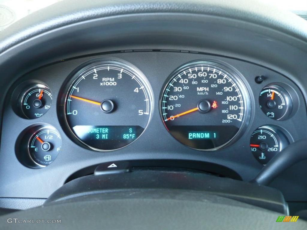 2011 GMC Sierra 3500HD SLT Crew Cab 4x4 Gauges Photo #37609985