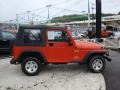 2005 Impact Orange Jeep Wrangler X 4x4  photo #5