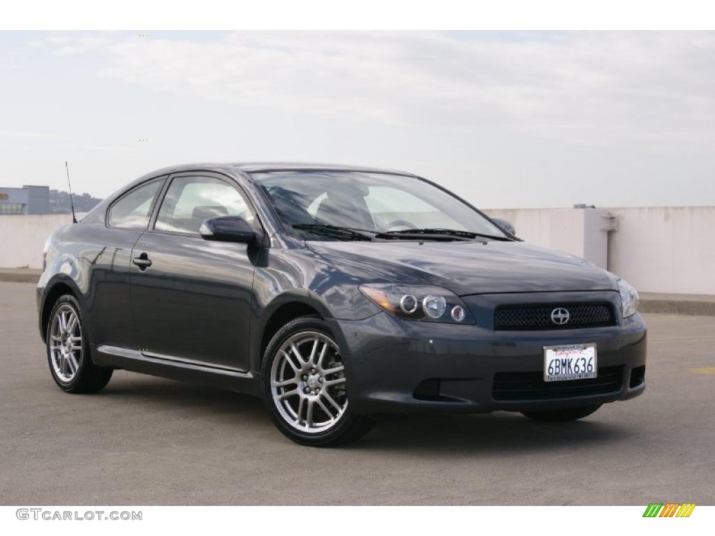 2008 tC  - Flint Gray Mica / Dark Charcoal Gray photo #1