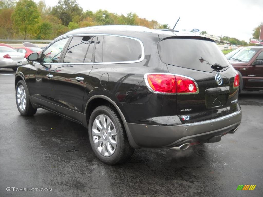 2011 Enclave CXL AWD - Carbon Black Metallic / Ebony/Ebony photo #5