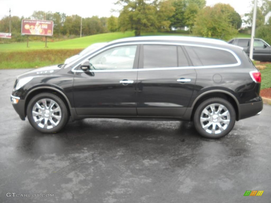 2011 Enclave CXL AWD - Carbon Black Metallic / Ebony/Ebony photo #6