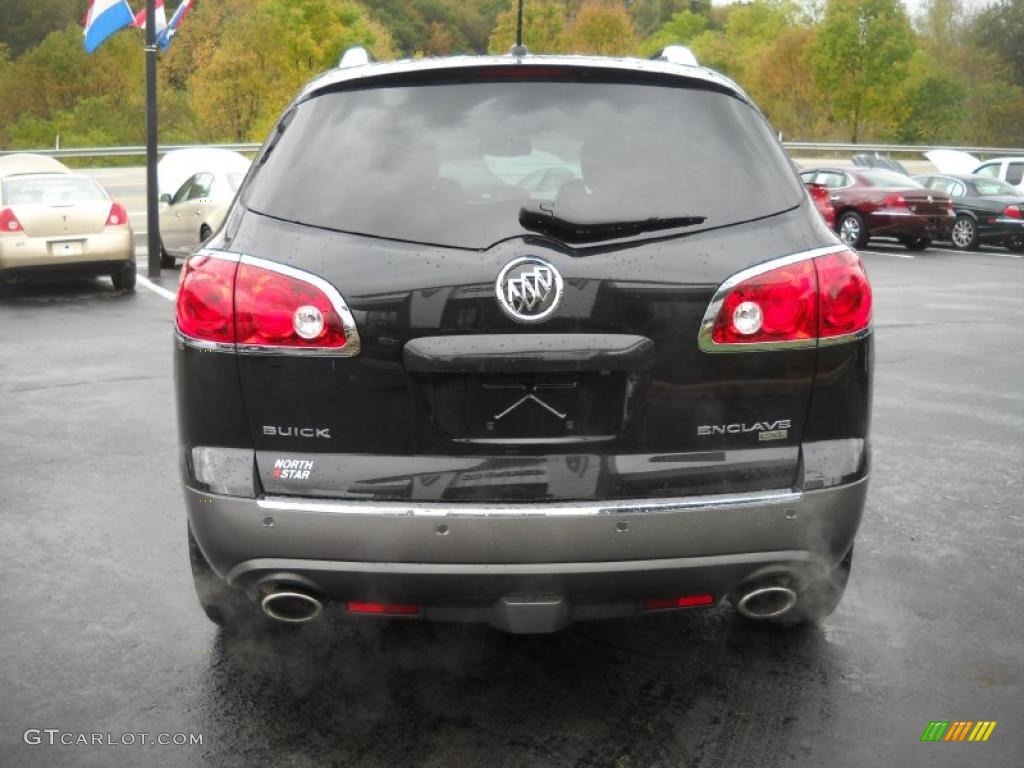 2011 Enclave CXL AWD - Carbon Black Metallic / Ebony/Ebony photo #12