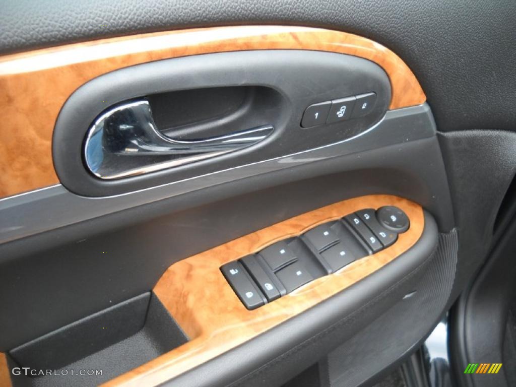 2011 Enclave CXL AWD - Carbon Black Metallic / Ebony/Ebony photo #16