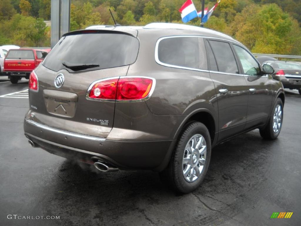 2011 Enclave CXL AWD - Cocoa Metallic / Cashmere/Cocoa photo #4