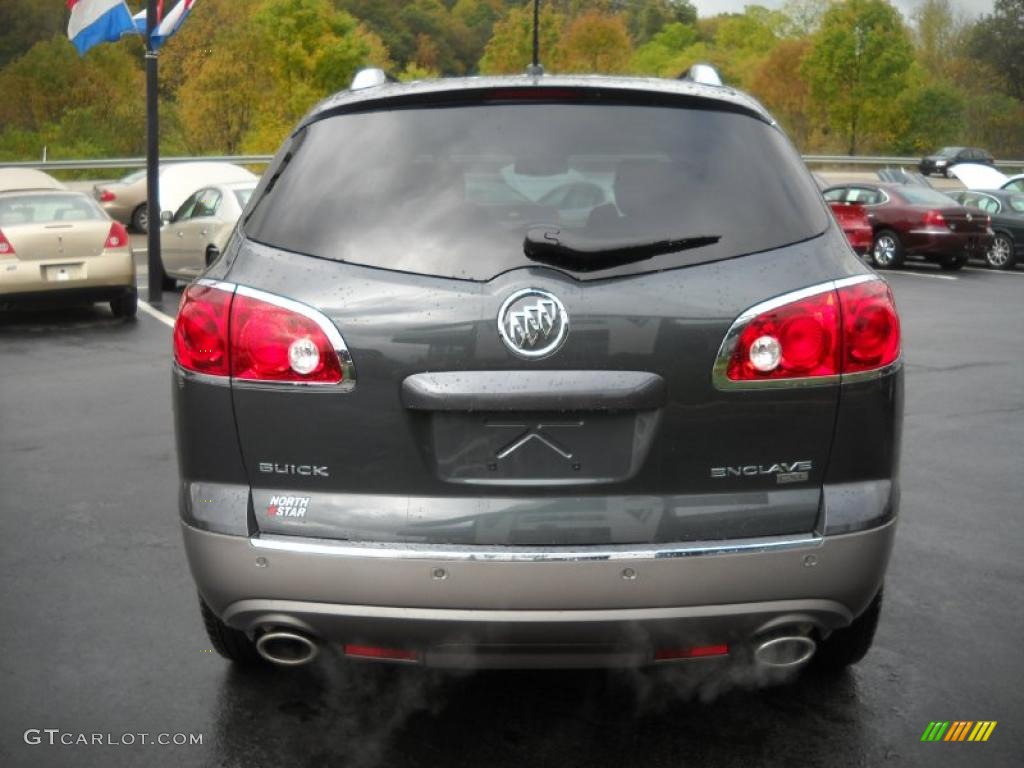 2011 Enclave CXL AWD - Cyber Gray Metallic / Titanium/Dark Titanium photo #12