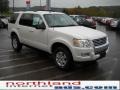 2010 White Suede Ford Explorer XLT 4x4  photo #4