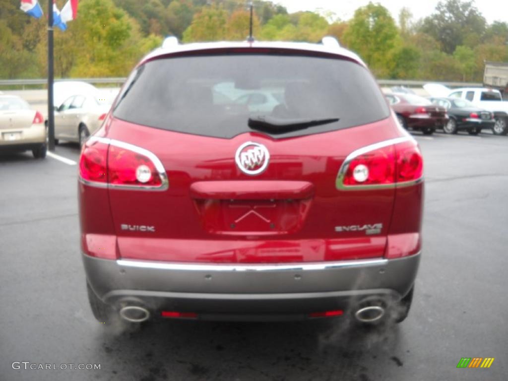 2011 Enclave CXL AWD - Red Jewel Tintcoat / Cashmere/Cocoa photo #12