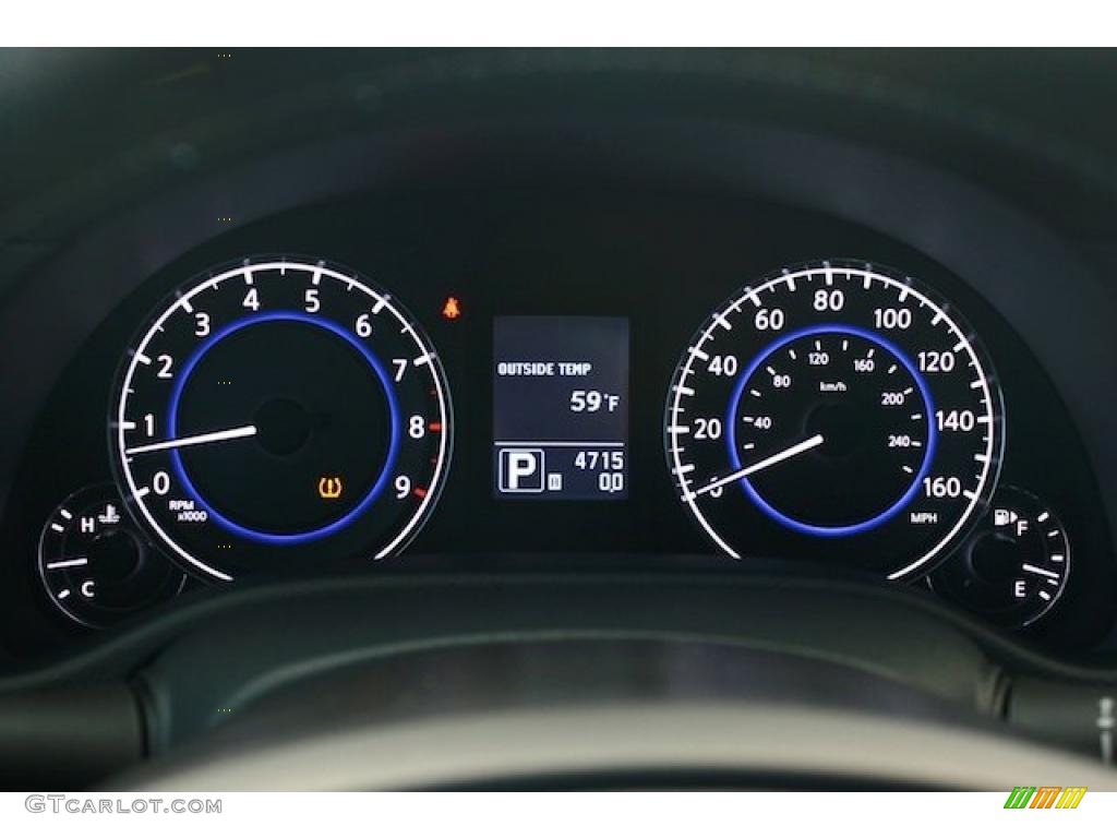 2010 Infiniti G 37 S Sport Coupe Gauges Photo #37616826