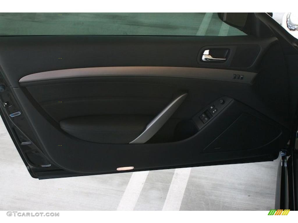 2010 Infiniti G 37 S Sport Coupe Graphite Door Panel Photo #37616842