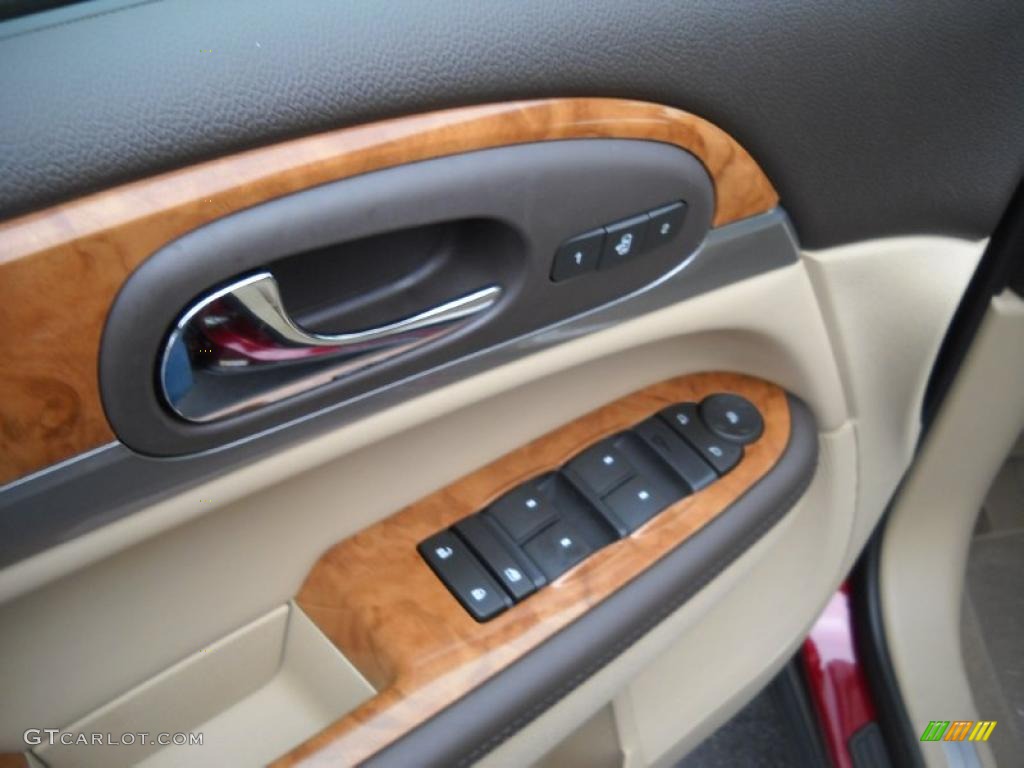 2011 Enclave CXL AWD - Red Jewel Tintcoat / Cashmere/Cocoa photo #16