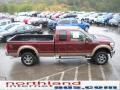2011 Royal Red Metallic Ford F250 Super Duty Lariat SuperCab 4x4  photo #5