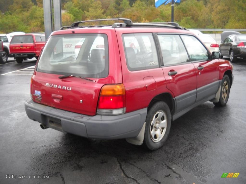 1998 Forester L - Rio Red / Beige photo #4