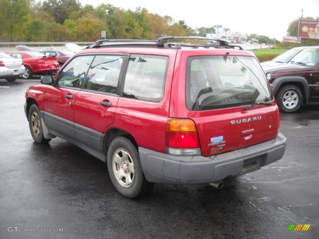 1998 Forester L - Rio Red / Beige photo #5