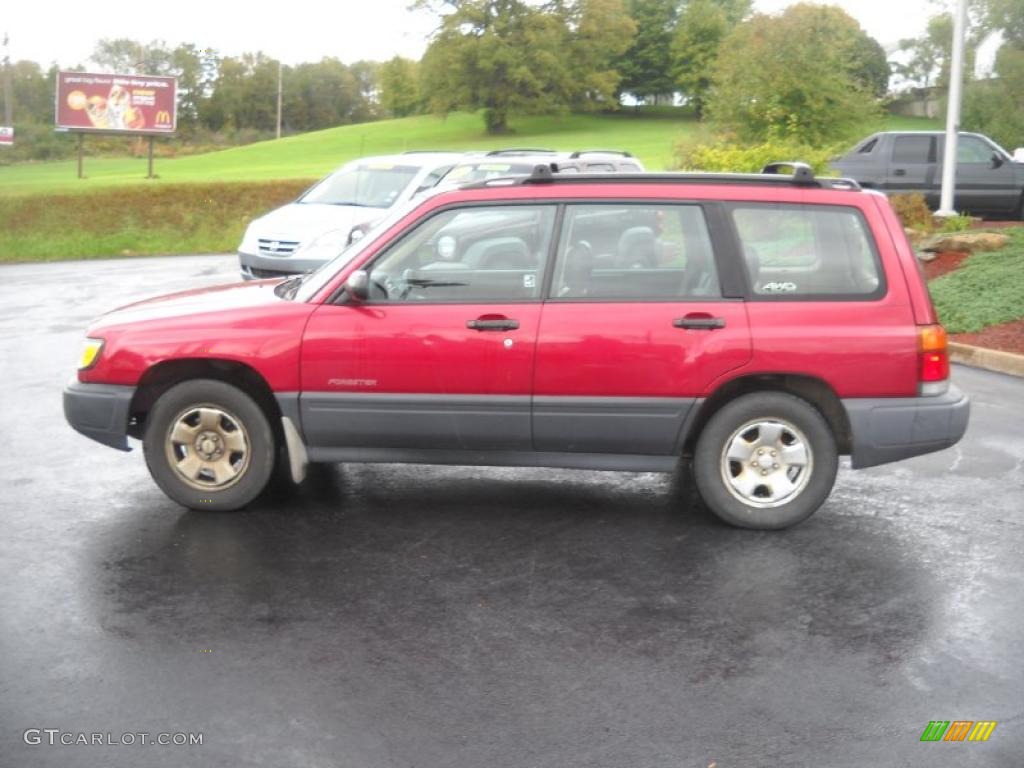 1998 Forester L - Rio Red / Beige photo #6