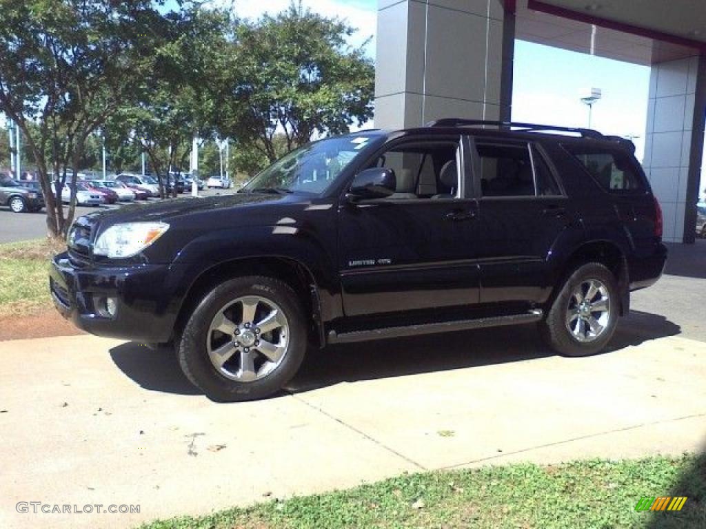 2008 4Runner Limited 4x4 - Black / Stone Gray photo #18