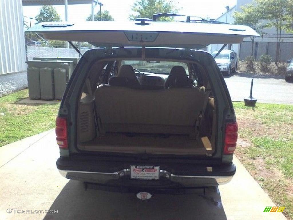 1997 Expedition XLT - Vermont Green Metallic / Medium Prairie Tan photo #15