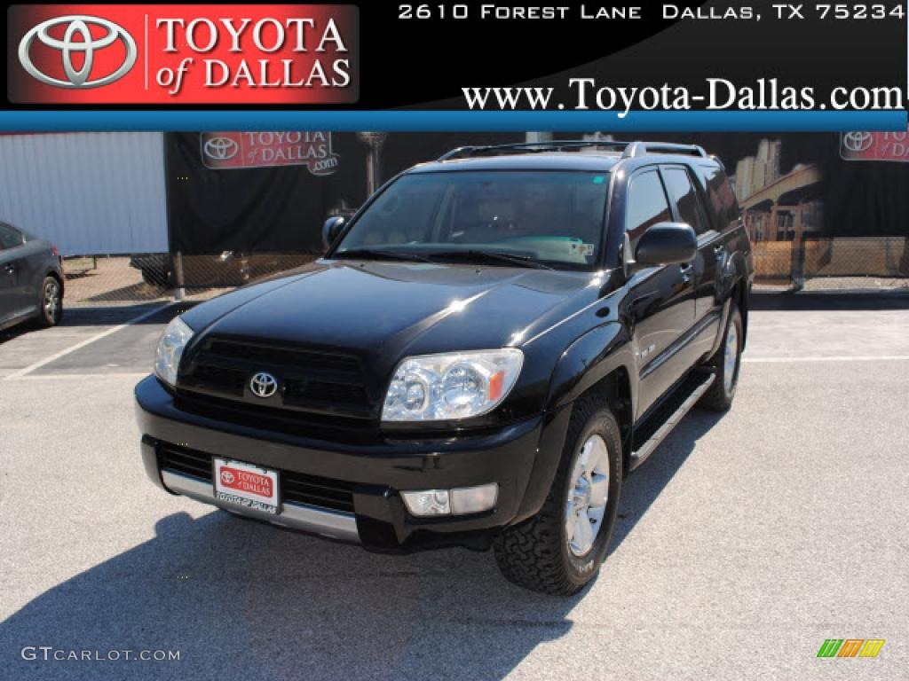 2004 4Runner SR5 4x4 - Black / Taupe photo #1