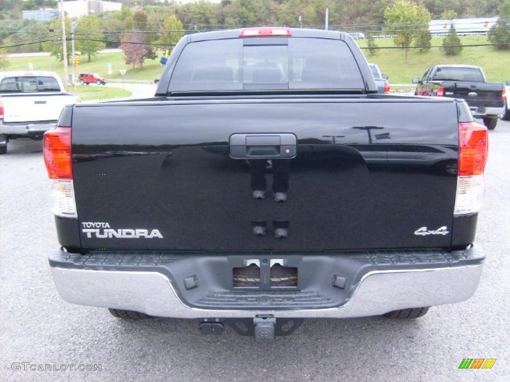 2010 Tundra TRD Double Cab 4x4 - Black / Black photo #6