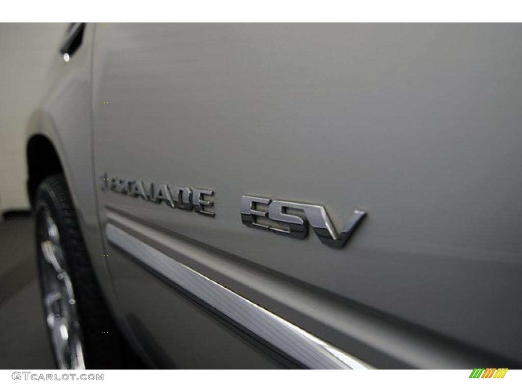2008 Escalade ESV AWD - Quicksilver / Ebony photo #21