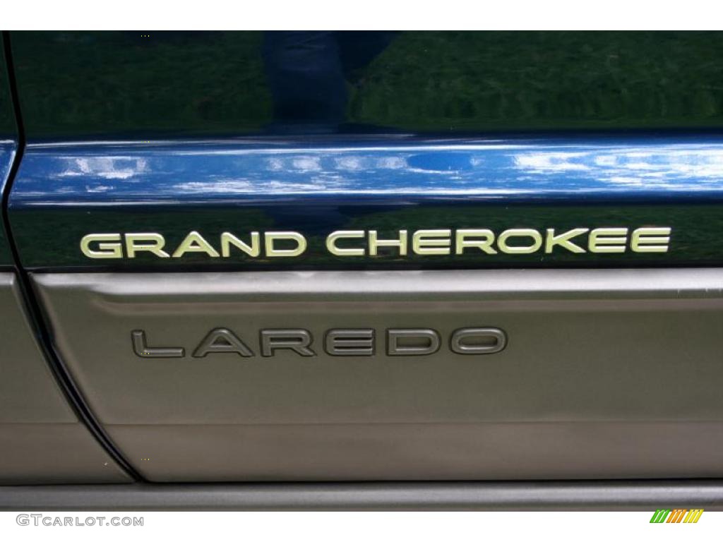 2000 Grand Cherokee Laredo 4x4 - Patriot Blue Pearlcoat / Agate photo #111