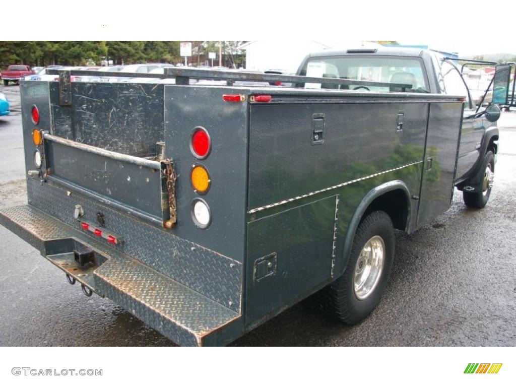 2004 Silverado 3500HD Regular Cab 4x4 Chassis - Dark Green Metallic / Dark Charcoal photo #9