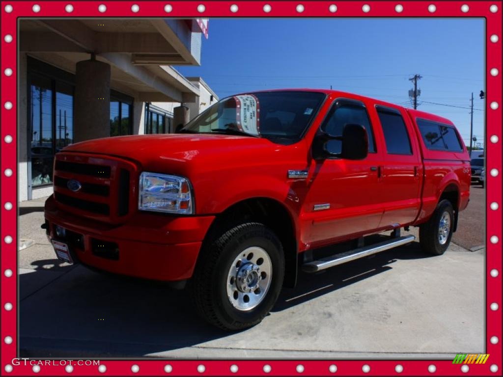 Red Clearcoat Ford F250 Super Duty