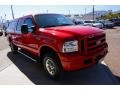 2005 Red Clearcoat Ford F250 Super Duty XLT Crew Cab 4x4  photo #2