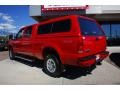 2005 Red Clearcoat Ford F250 Super Duty XLT Crew Cab 4x4  photo #4