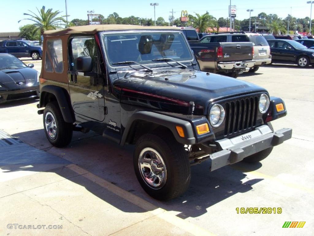 2006 Wrangler SE 4x4 - Black / Dark Slate Gray photo #5