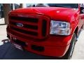2005 Red Clearcoat Ford F250 Super Duty XLT Crew Cab 4x4  photo #14