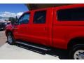 2005 Red Clearcoat Ford F250 Super Duty XLT Crew Cab 4x4  photo #18