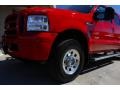 2005 Red Clearcoat Ford F250 Super Duty XLT Crew Cab 4x4  photo #19
