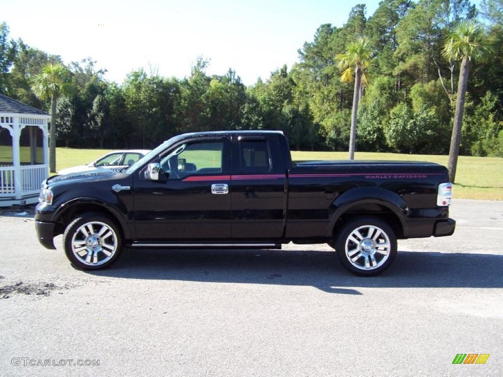 2006 F150 Harley-Davidson SuperCab - Black / Black photo #8