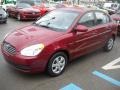 2009 Wine Red Hyundai Accent GLS 4 Door  photo #14