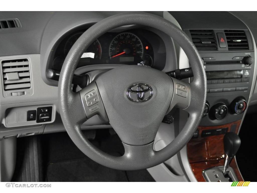 2009 Corolla XLE - Classic Silver Metallic / Ash photo #29