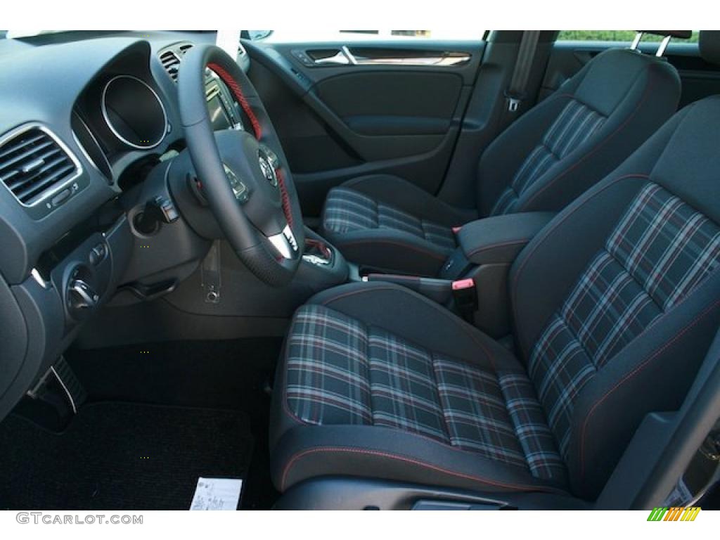 2011 GTI 4 Door - Carbon Steel Gray Metallic / Interlagos Plaid Cloth photo #5