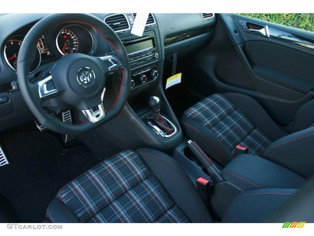 Interlagos Plaid Cloth Interior 2011 Volkswagen GTI 4 Door Photo #37636160