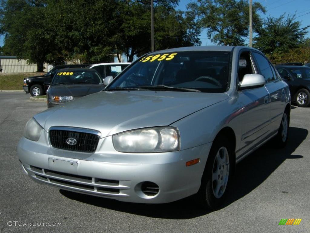 2001 Elantra GLS - Pewter / Gray photo #1