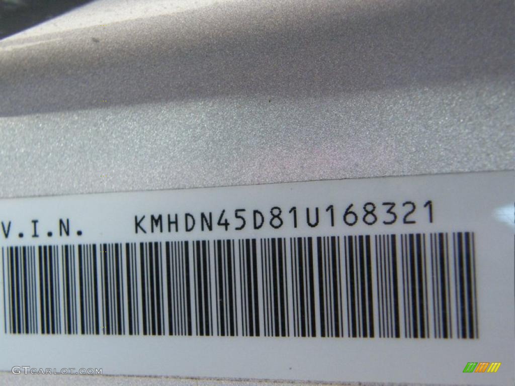 2001 Elantra GLS - Pewter / Gray photo #29