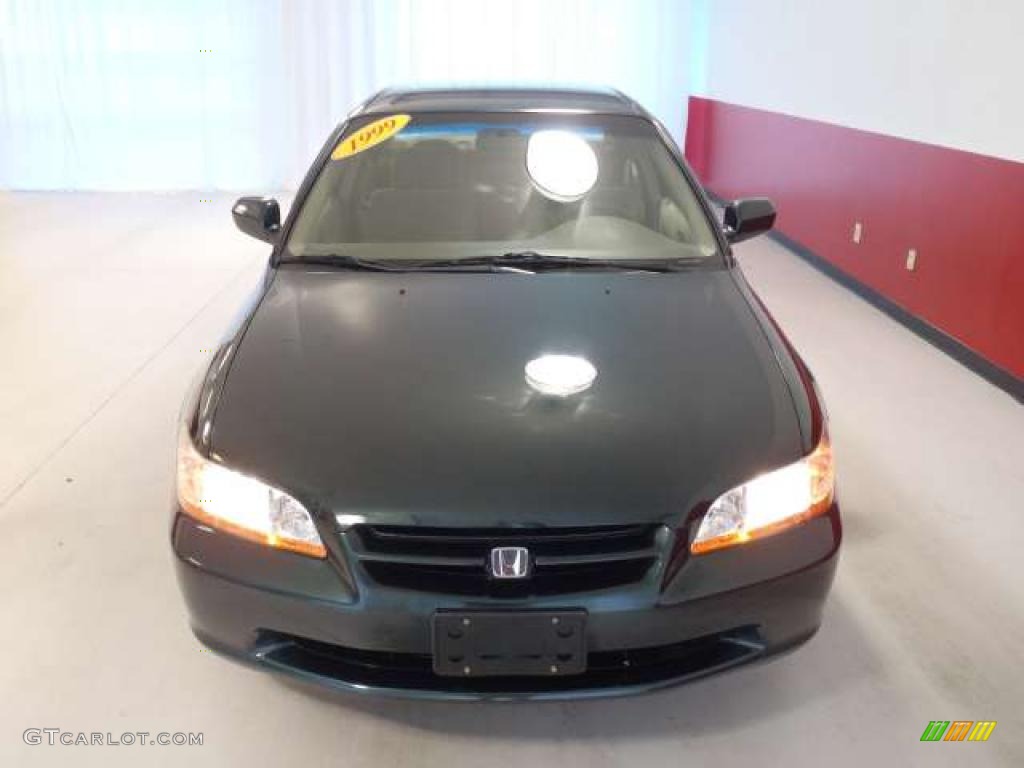 1999 Accord LX Sedan - Dark Emerald Pearl / Ivory photo #2