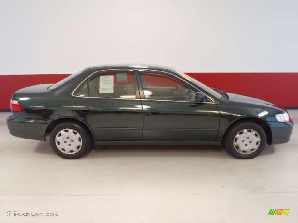 1999 Accord LX Sedan - Dark Emerald Pearl / Ivory photo #3