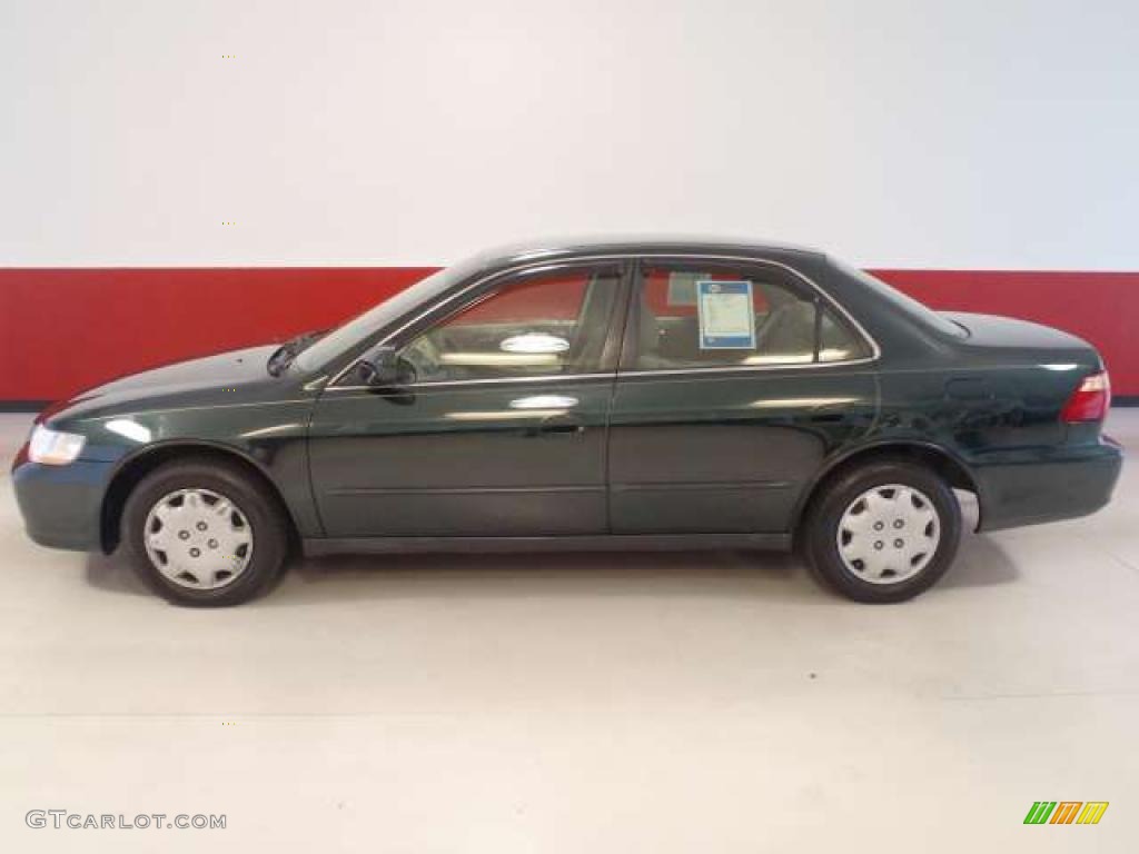 1999 Accord LX Sedan - Dark Emerald Pearl / Ivory photo #7