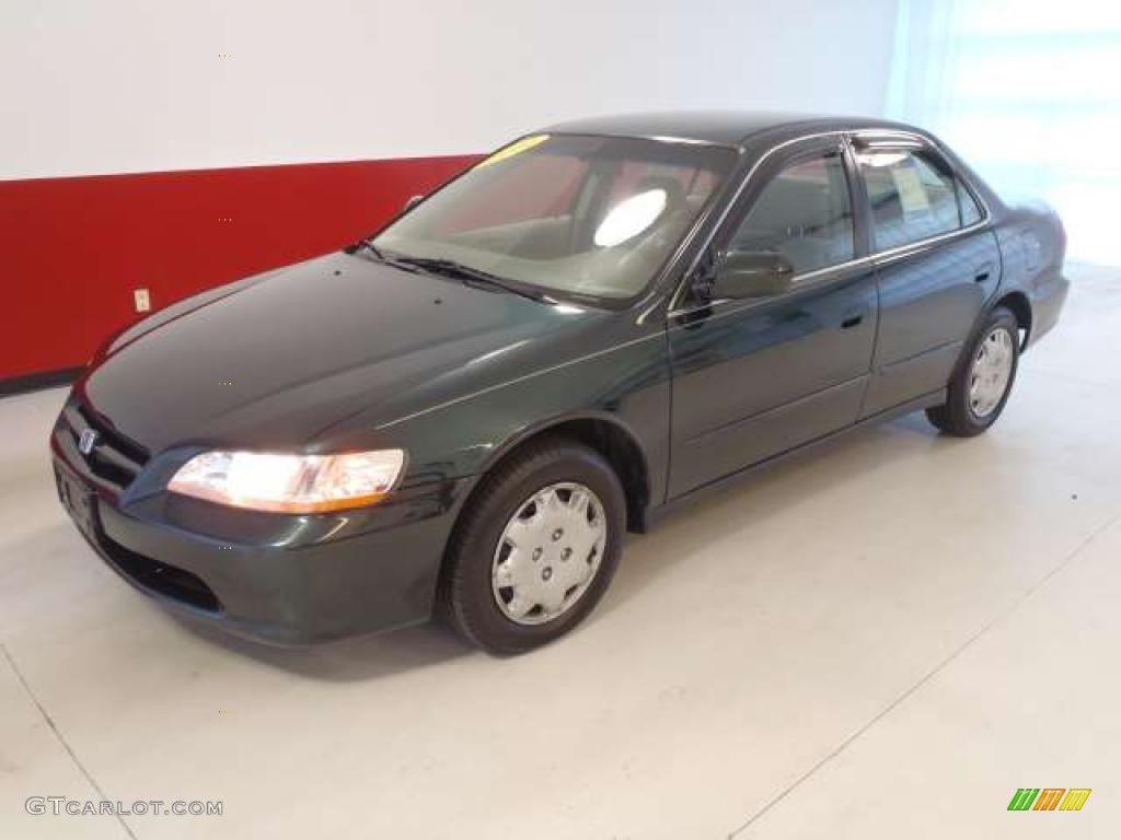 1999 Accord LX Sedan - Dark Emerald Pearl / Ivory photo #8