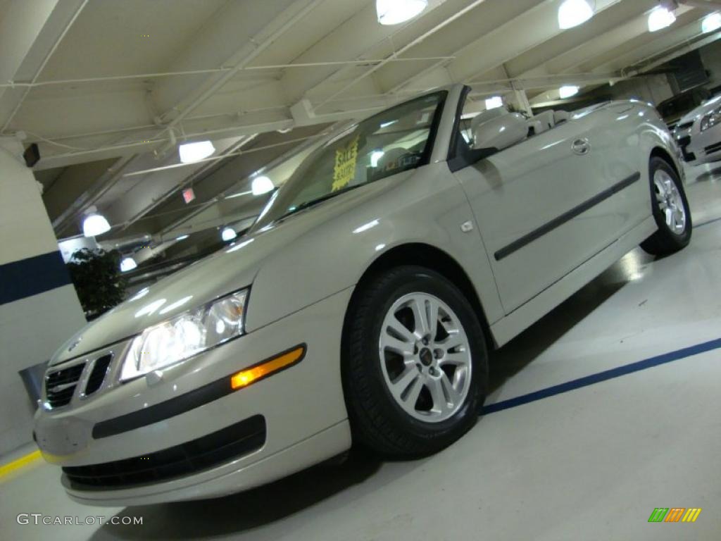 2007 9-3 2.0T Convertible - Silver Metallic / Parchment photo #1