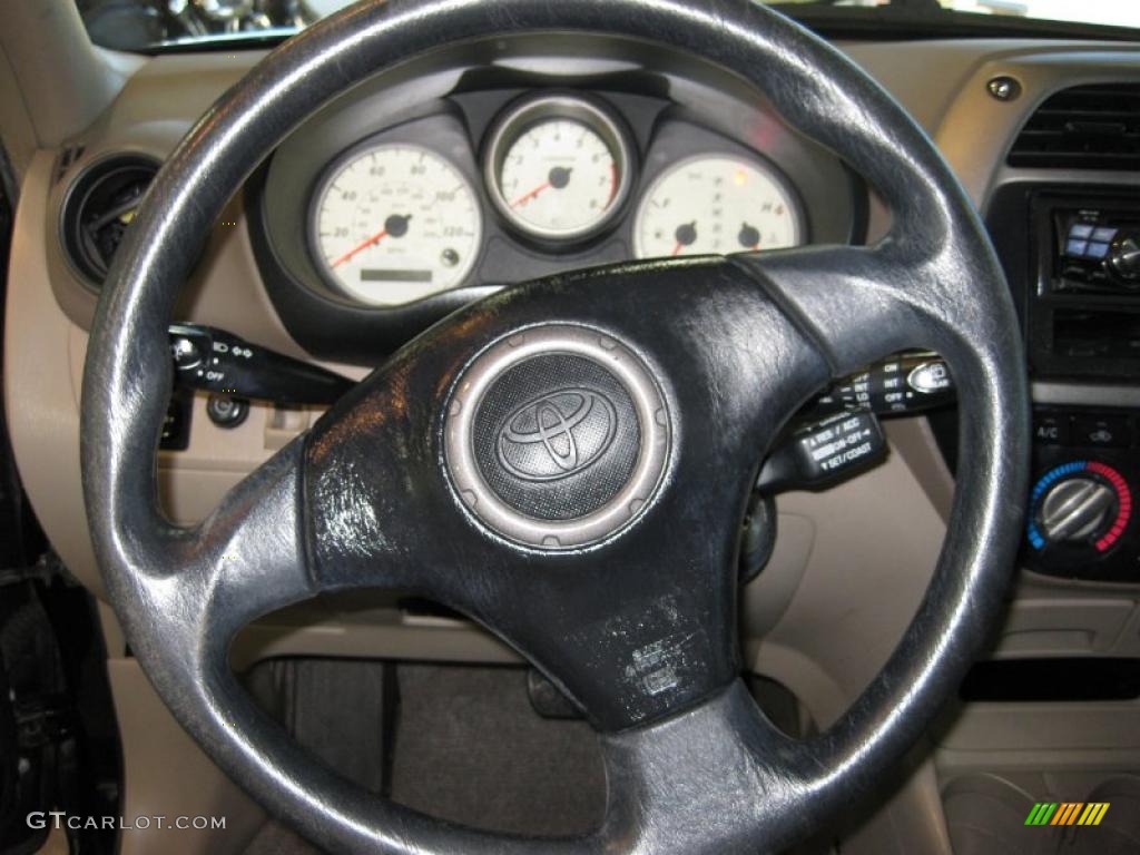 2003 RAV4 4WD - Black / Gray photo #21